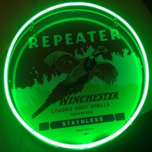 Winchester Rifles neon sign