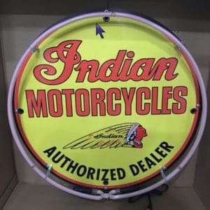 Indian Motorcycles Neon Sign