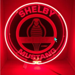 SHELBY COBRA MUSTANG NEON SIGN