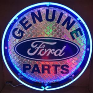 AUTHORIZED FORD SERVICE NEON SIGN